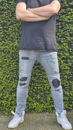 Prachtige Tigha Grijze biker Jeans / Maat 33/32., Tigha, Ophalen of Verzenden, Zo goed als nieuw, W33 - W34 (confectie 48/50)