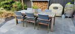 Teakhouten Dining Tuinset: SUNS Verona/Oxford, Tuin en Terras, Tuinsets en Loungesets, Ophalen, Gebruikt, 6 zitplaatsen, Teakhout