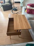 Salontafel uitklapbaar, Ophalen, 100 tot 150 cm, Zo goed als nieuw, Minder dan 50 cm