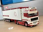 WSI DAF XF105 SG de Vries met walkingfloor, Hobby en Vrije tijd, Modelauto's | 1:50, Ophalen of Verzenden, Zo goed als nieuw, Bus of Vrachtwagen