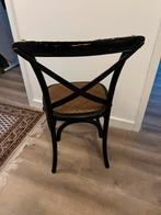 4 Eetkamerstoelen - Zitten Heerlijk!, Ophalen, Gebruikt, Zwart, Vier