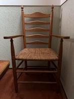 Vier rieten stoelen te koop, Huis en Inrichting, Stoelen, Gebruikt, Bruin, Ophalen of Verzenden, Vier