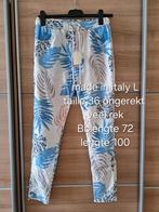 Made in italy stretch broek maat L, Made In Italy, Ophalen of Verzenden, Nieuw, Maat 42/44 (L)