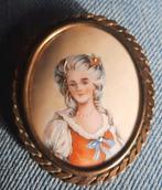Antiek Limoges broche, Sieraden, Tassen en Uiterlijk, Ophalen, Gebruikt, Overige materialen