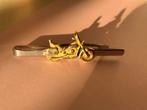 vergulde motor Harley davidson dasspeld en stropdas, Ophalen of Verzenden, Zo goed als nieuw