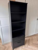 IKEA Brimnes boekenkast – zwart – 60x33x190 cm – Utrecht, Ophalen, 50 tot 100 cm, Zo goed als nieuw, Met lade(s)
