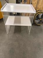 Witte Commode - Metalen Frame, Ophalen of Verzenden, Gebruikt, Aankleedkussen