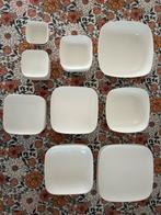 Wit servies., Huis en Inrichting, Ophalen, Gebruikt, Effen, Porselein