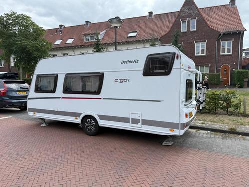 Dethleffs C'Go 495 QSK 2016, Caravans en Kamperen, Caravans, Particulier, tot en met 6, Treinzit, Dethleffs, Omvormbare zithoek