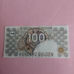 100 gulden biljet² steenuil uit 1992 in AUNC, Postzegels en Munten, Bankbiljetten | Nederland, Ophalen of Verzenden, 100 gulden