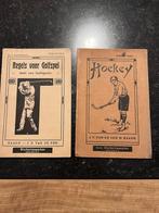 2 vintage sportboekjes Victoiawater: Hockey / Golfspel, Boeken, Ophalen of Verzenden, Gelezen, J.F. Van de Ven Baarn, Overige sporten