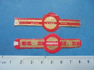 Oude sigarenband ETON en HABANA beschikbaar voor biedingen