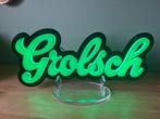Grolsch bord (lichtgevend), Ophalen, Nieuw, Reclamebord