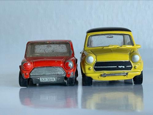 Mini schaalmodel 2x in geel en oranje oa van Welly, Hobby en Vrije tijd, Modelauto's | Overige schalen, Gebruikt, Auto, Ophalen of Verzenden