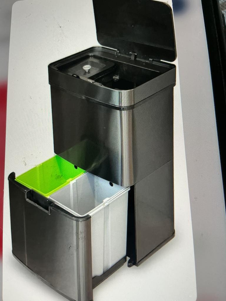 Goliving automatische prullenbak sensor en softclose, 50 tot 75 cm, 40 liter of meer, Ophalen of Verzenden, Zo goed als nieuw