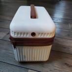 Nieuwe beautycase met draagband en houder voor op kofferset., Ophalen of Verzenden, Nieuw, Wit, Hardcase