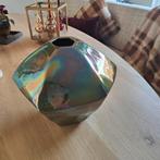 Ecri Living masters of clay vaas groen metallic, Ophalen of Verzenden, Zo goed als nieuw, Rond