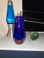 Mathmos fles violet rood, Ophalen of Verzenden, Zo goed als nieuw, Glas, Minder dan 50 cm