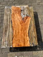 Epoxy Salontafel Bamboe, Huis en Inrichting, Tafels | Salontafels, Ophalen, 100 tot 150 cm, Nieuw, 50 tot 100 cm