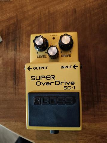 Boss SD-1 Super Overdrive Pedaal beschikbaar voor biedingen