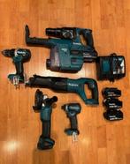 Makita Gereedschap Set - Accuboormachine, Slijptol, etc., Doe-het-zelf en Verbouw, Gereedschap | Overige machines, Ophalen, Zo goed als nieuw