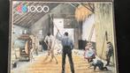 MB puzzel Dorsvloer van Cornelis Jetses, Ophalen of Verzenden, 500 t/m 1500 stukjes, Gebruikt, Legpuzzel