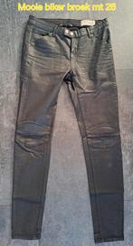 Cirkel of Trust, gecoat zwarte biker broek, mt 26 ( mt 36), Ophalen of Verzenden, Zo goed als nieuw, Zwart, W28 - W29 (confectie 36)