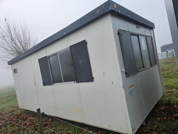 Bouwkeet / Schaftkeet te koop, Doe-het-zelf en Verbouw, Bouwketen en Schaftketen, Gebruikt, Ophalen of Verzenden