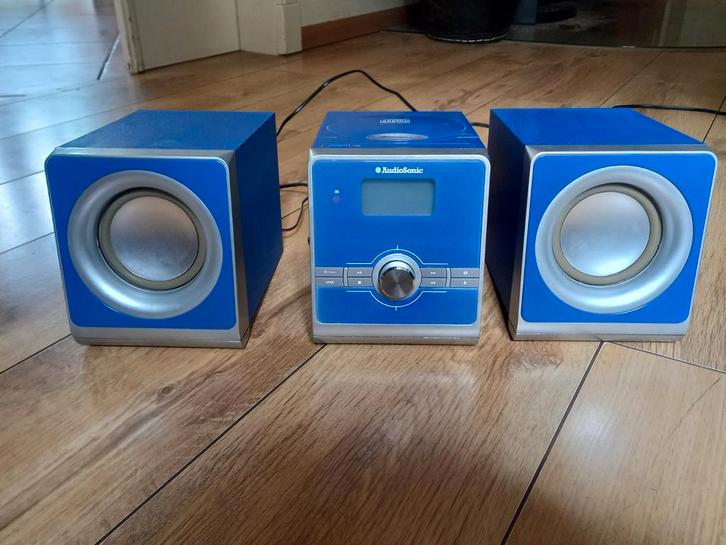 Audiosonic Radio met Speakers, Audio, Tv en Foto, Luidsprekers, Gebruikt, Overige typen, Minder dan 60 watt, Overige merken, Ophalen