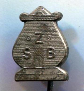 Z.S.B. Zeeuwse schaakbond zilverkleurig speldje ( Z_158a ) beschikbaar voor biedingen