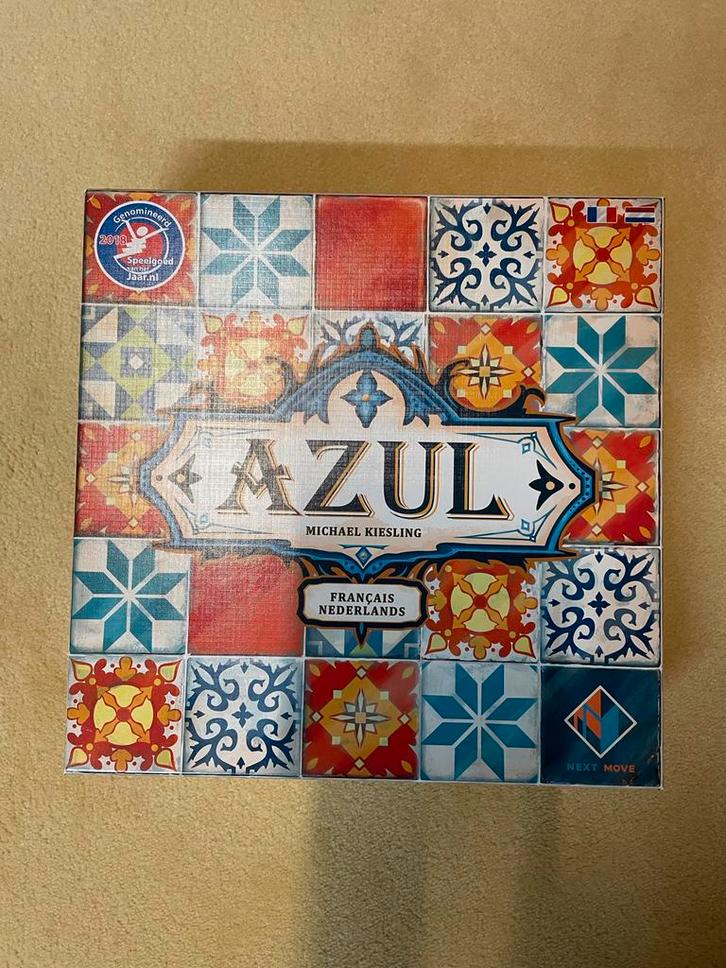 Azul bordspel - Als nieuw!, Hobby en Vrije tijd, Gezelschapsspellen | Bordspellen, Zo goed als nieuw, Een of twee spelers, Ophalen of Verzenden