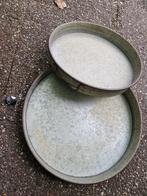 MICA bijzettafel, dienblad: Ø50cm en Ø42cm, Ophalen of Verzenden, Nieuw, Rechthoekig, Hout