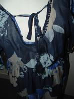 Licht transparante blouse tuniek Carbone maat 36, Kleding | Dames, Carbone, Ophalen of Verzenden, Zo goed als nieuw, Maat 36 (S)