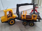 Playmobil houttransport met kraan, Kinderen en Baby's, Speelgoed | Playmobil, Ophalen of Verzenden, Zo goed als nieuw
