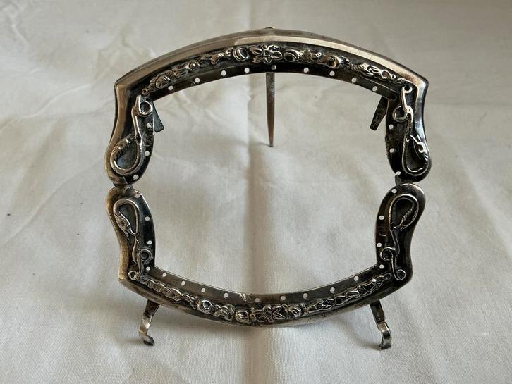 Antiek Zilveren Fotolijstje, Antiek en Kunst, Antiek | Goud en Zilver, Ophalen of Verzenden