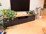 Ikea besta TV meubel 180 cm., Eikenhout, 150 tot 200 cm, Ophalen of Verzenden, Zo goed als nieuw