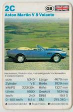 2c autokaartje aston martin v 8 volante, Ophalen of Verzenden, Zo goed als nieuw, Auto's