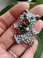 Vintage broche beer, Ophalen of Verzenden, Zo goed als nieuw, Overige materialen