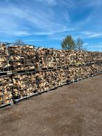 Mix droog haardhout/brandhout/kachelhout per kuub, 6 m³ of meer, Ophalen of Verzenden, Eikenhout, Blokken