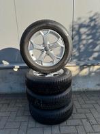 17 inch velgen met winterbanden continental 5x112, Ophalen, 18 inch, Velg(en), Winterbanden