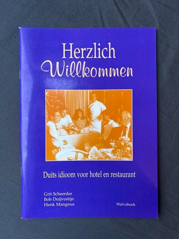 Duits leerboek hotel & restaurant - 'Herzlich Willkommen' beschikbaar voor biedingen