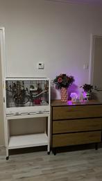 Vogelkooi Guilietta 5 Farplast met standaard (zonder vogels), Dieren en Toebehoren, Ophalen, Zo goed als nieuw, Vogelkooi