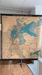 Unieke grote schoolkaart Deutschland 1815 - 1918., Ophalen, Geschiedenis