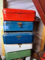 5 Broodtrommels van emaille €50, Ophalen of Verzenden