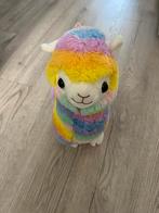 Alpaca regenboog knuffel, Ophalen of Verzenden, Zo goed als nieuw, Overige typen