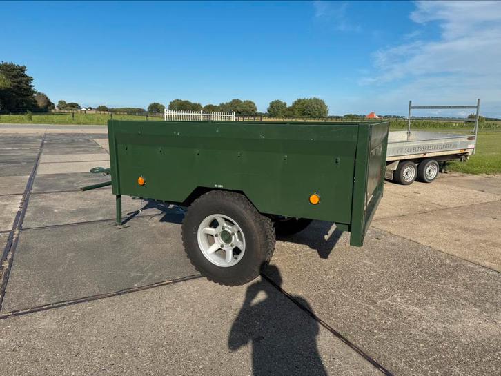 Voledig gerestaureerde saris leger aanhanger, Auto diversen, Aanhangers en Bagagewagens, Zo goed als nieuw, Ophalen of Verzenden