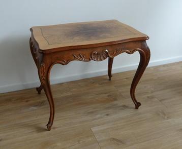 Antieke Bijzettafel Eikenhout, Eind 19e Eeuw beschikbaar voor biedingen