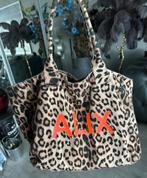 ALIX the label , shopper , tijgerprint / oranje neon letters, Ophalen of Verzenden, Zo goed als nieuw, Overige kleuren, Shopper