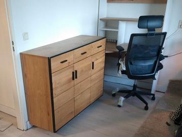 Home Affaire ladekast dressoir commode garderobe eiken zwart beschikbaar voor biedingen