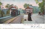 's Gravenhage, Halte Stoomtram, Witte Brug, Volk, gel. 1905, Verzamelen, Ansichtkaarten | Nederland, Verzenden, Voor 1920, Gelopen